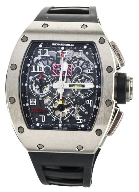 richard mille rm011 titanium chronograph annual calendar rm11-fm full|Richard Mille RM 011 .